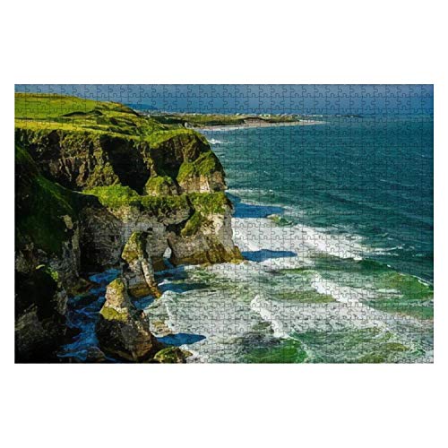 100-teiliges Puzzle „Klippen in der Nähe von Portrush in Nordirland“, 100-teiliges Puzzle, Puzzles, Geschenk, Heimdekoration, Puzzledruck, lustige Puzzles für Teenager, 45,5 x 35,5 cm 100-teiliges Puzzle „Klippen in der Nähe von Portrush in Nordirland“, 100-teiliges Puzzle, Puzzles, Geschenk, Heimdekoration, Puzzledruck, lustige Puzzles für Teenager, 45,5 x 35,5 cm von AFHMZ
