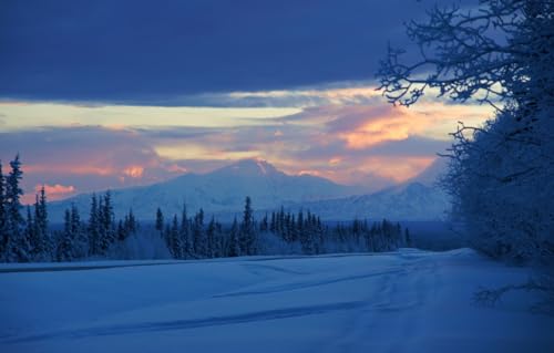 100-teiliges Puzzle für Erwachsene, Puzzles für Erwachsene, Lernspiel, Herausforderungsspielzeug, 100-teiliges Puzzle für Erwachsene und Kinder, Alaska, Landschaften, 45,5 x 35,5 cm 100-teiliges Puzzle für Erwachsene, Puzzles für Erwachsene, Lernspiel, Herausforderungsspielzeug, 100-teiliges Puzzle für Erwachsene und Kinder, Alaska, Landschaften, 45,5 x 35,5 cm von AFHMZ
