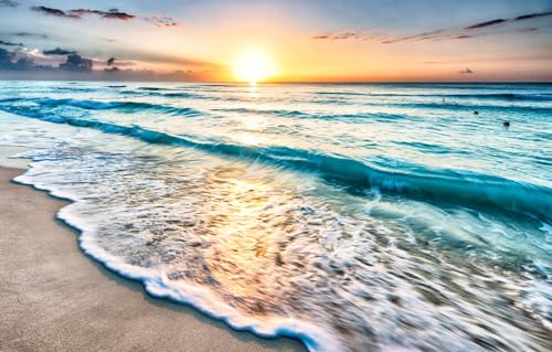 100-teiliges Puzzle für Erwachsene und Kinder ab 10 Jahren, Meer, Mexiko, Brandung, Cancun, 45,5 x 35,5 cm 100-teiliges Puzzle für Erwachsene und Kinder ab 10 Jahren, Meer, Mexiko, Brandung, Cancun, 45,5 x 35,5 cm von AFHMZ