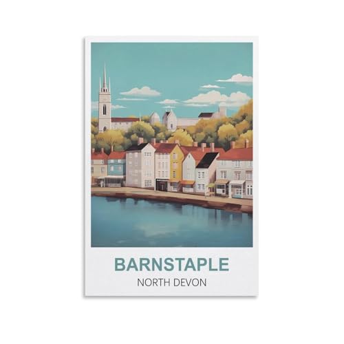 1000-teilige Puzzles, Barnstaple North Devon, 1000-teilige Puzzles für Erwachsene – anspruchsvolles Denksport-Puzzle für Erwachsene, 70 x 50 cm von AFHMZ
