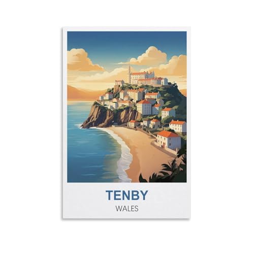 1000-teilige Puzzles, Tenby Wales-Puzzle-Sets für anspruchsvolle Puzzlespiele und Familienspiele, 70 x 50 cm 1000-teilige Puzzles, Tenby Wales-Puzzle-Sets für anspruchsvolle Puzzlespiele und Familienspiele, 70 x 50 cm von AFHMZ