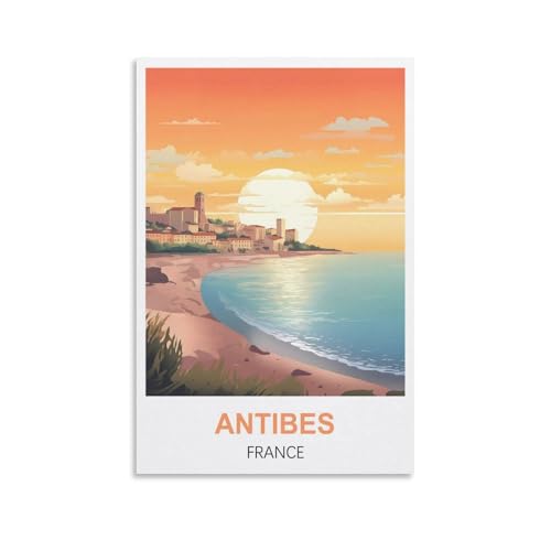 1000-teiliges Puzzle, Antibes, Frankreich, für Kinder und Erwachsene, personalisiertes Puzzle-Spiel zum Zusammensetzen, 70 x 50 cm von AFHMZ