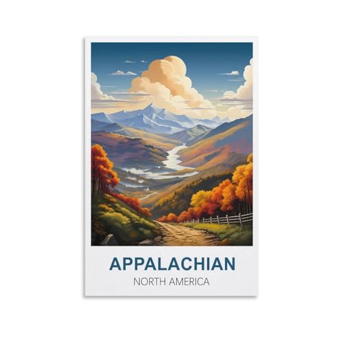 1000-teiliges Puzzle, Appalachen-Nordamerika, anspruchsvolles, schwieriges Puzzle, Lernspiel, Puzzles, Geschenke für Erwachsene, 70 x 50 cm von AFHMZ