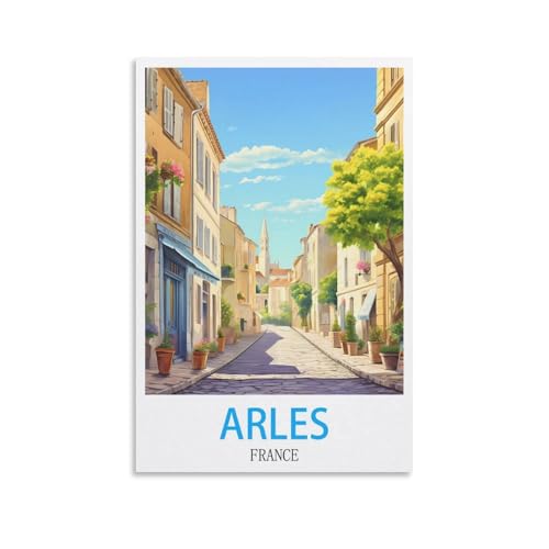 1000-teiliges Puzzle, Arles, Frankreich, Poster, Puzzles für Erwachsene, Kunstwerk, Hauswanddekoration, anspruchsvolles Puzzle für Familienspiele, 52 x 38 cm von AFHMZ