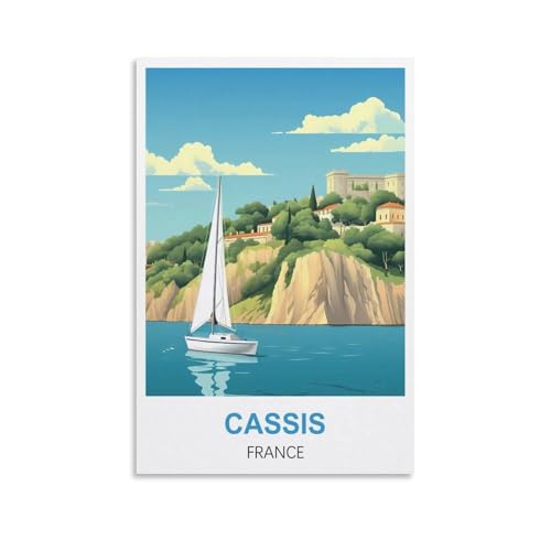 1000-teiliges Puzzle, Cassis, Frankreich, für Kinder und Erwachsene, personalisiertes Puzzle-Spiel zum Zusammensetzen, 70 x 50 cm von AFHMZ