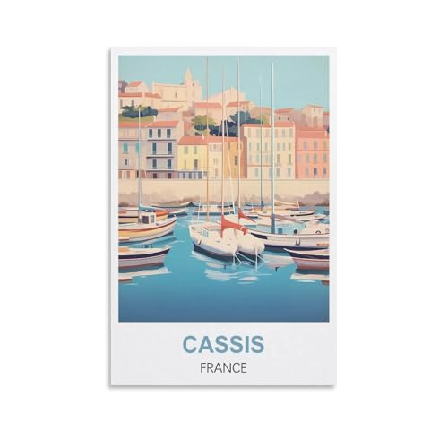 1000-teiliges Puzzle, Cassis, Frankreich, für Kinder und Erwachsene, personalisiertes Puzzle-Spiel zum Zusammensetzen, 70 x 50 cm von AFHMZ