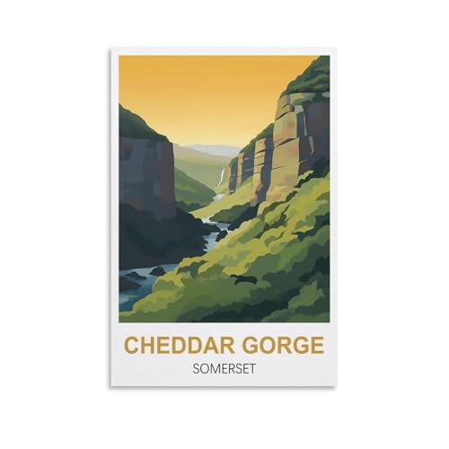 1000-teiliges Puzzle, Cheddar Gorge Somerset-Poster, anspruchsvolles, schwieriges Puzzle, Lernspiel, Puzzles, Geschenke für Erwachsene, 70 x 50 cm 1000-teiliges Puzzle, Cheddar Gorge Somerset-Poster, anspruchsvolles, schwieriges Puzzle, Lernspiel, Puzzles, Geschenke für Erwachsene, 70 x 50 cm von AFHMZ
