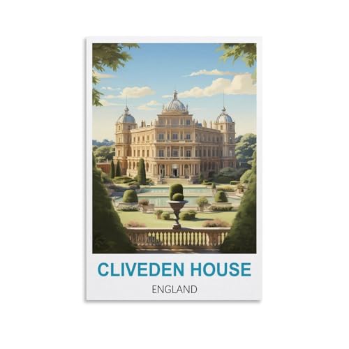 1000-teiliges Puzzle, Cliveden House England Poster Puzzle 1000-teiliges Holzpuzzle Lernspielzeug für Erwachsene und Kinder Familien-Dekompressionsspiel 70x50cm 1000-teiliges Puzzle, Cliveden House England Poster Puzzle 1000-teiliges Holzpuzzle Lernspielzeug für Erwachsene und Kinder Familien-Dekompressionsspiel 70x50cm von AFHMZ