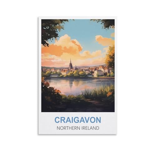 1000-teiliges Puzzle, Craigavon, Nordirland, anspruchsvolles, schwieriges Puzzle, Lernspiel, Puzzles, Geschenke für Erwachsene, 70 x 50 cm von AFHMZ