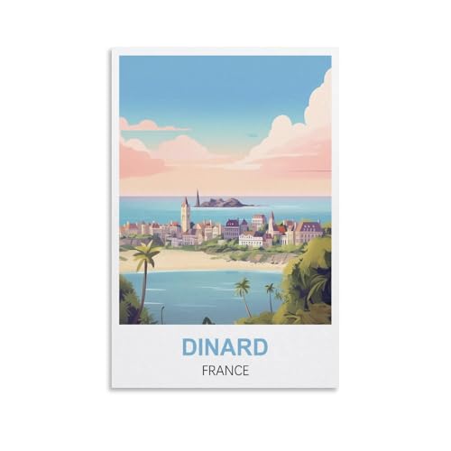 1000-teiliges Puzzle, Dinard, Frankreich, Poster für Erwachsene, Lernspiel, Herausforderungsspielzeug, 1000-teiliges Puzzle für Erwachsene und Kinder, 70 x 50 cm von AFHMZ