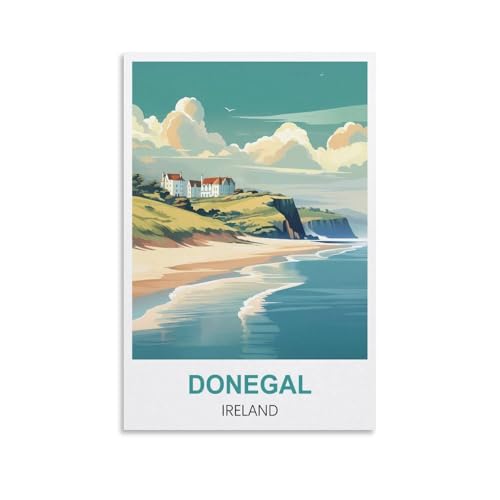 1000-teiliges Puzzle, Donegal, Irland, für Kinder und Erwachsene, personalisiertes Puzzle-Spiel zum Zusammensetzen, 70 x 50 cm von AFHMZ