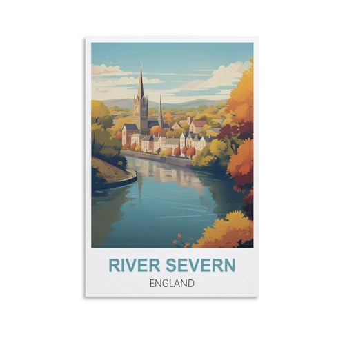 1000-teiliges Puzzle, Fluss Severn, England, Poster-Puzzle, 1000 Teile, Papierpuzzle, Lernspielzeug für Erwachsene und Kinder, Familien-Dekompressionsspiel, 38 x 26 cm von AFHMZ
