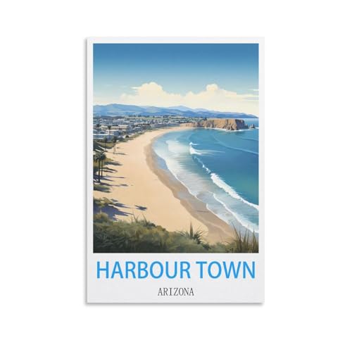1000-teiliges Puzzle, Harbor Town Arizona Poster Puzzle 1000-teiliges Holzpuzzle Lernspielzeug für Erwachsene und Kinder, Familien-Dekompressionsspiel, 52 x 38 cm 1000-teiliges Puzzle, Harbor Town Arizona Poster Puzzle 1000-teiliges Holzpuzzle Lernspielzeug für Erwachsene und Kinder, Familien-Dekompressionsspiel, 52 x 38 cm von AFHMZ