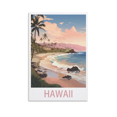 1000-teiliges Puzzle, Hawaii-Poster-Puzzle, 1000 Teile, Papierpuzzle, Lernspielzeug für Erwachsene und Kinder, Familien-Dekompressionsspiel, 70 x 50 cm 1000-teiliges Puzzle, Hawaii-Poster-Puzzle, 1000 Teile, Papierpuzzle, Lernspielzeug für Erwachsene und Kinder, Familien-Dekompressionsspiel, 70 x 50 cm von AFHMZ