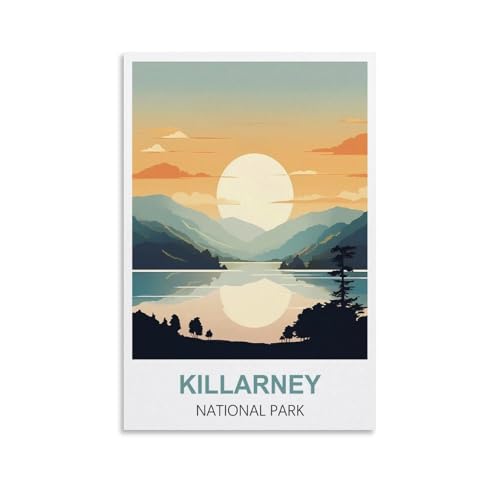 1000-teiliges Puzzle, Killarney-Nationalpark, Irland-Poster für Erwachsene, Lernspiel, Herausforderungsspielzeug, 1000-teiliges Puzzle für Erwachsene und Kinder, 70 x 50 cm 1000-teiliges Puzzle, Killarney-Nationalpark, Irland-Poster für Erwachsene, Lernspiel, Herausforderungsspielzeug, 1000-teiliges Puzzle für Erwachsene und Kinder, 70 x 50 cm von AFHMZ