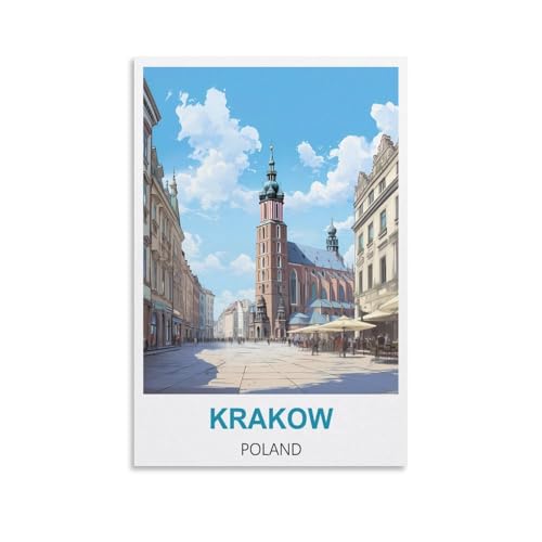 1000-teiliges Puzzle, Krakau, Polen, Poster-Puzzle, 1000-teiliges Holzpuzzle, Lernspielzeug für Erwachsene und Kinder, Familien-Dekompressionsspiel, 70 x 50 cm 1000-teiliges Puzzle, Krakau, Polen, Poster-Puzzle, 1000-teiliges Holzpuzzle, Lernspielzeug für Erwachsene und Kinder, Familien-Dekompressionsspiel, 70 x 50 cm von AFHMZ