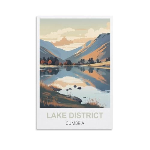 1000-teiliges Puzzle, Lake District Cumbria, anspruchsvolle Puzzles, Puzzlespiel für die ganze Frau, Geschenke für Männer, 38 x 26 cm von AFHMZ