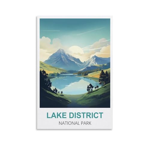 1000-teiliges Puzzle, Lake District National Park England Puzzle 1000-teiliges Holzpuzzle Lernspielzeug für Erwachsene und Kinder, Familien-Dekompressionsspiel 38 x 26 cm von AFHMZ
