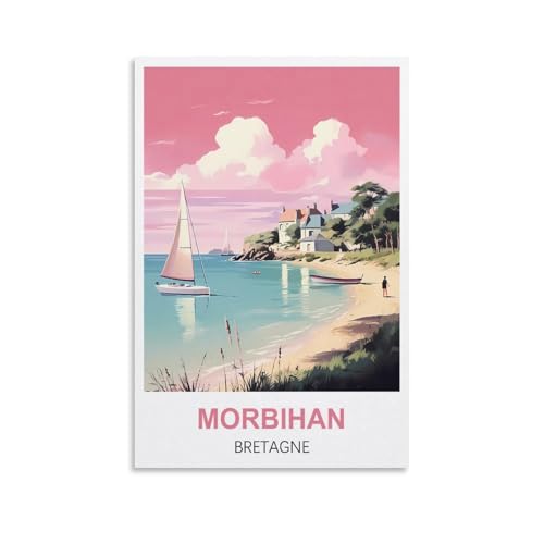 1000-teiliges Puzzle, Morbihan Bretagne Poster für Erwachsene, Lernspiel, Herausforderungsspielzeug, 1000-teiliges Puzzle für Erwachsene und Kinder, 70 x 50 cm 1000-teiliges Puzzle, Morbihan Bretagne Poster für Erwachsene, Lernspiel, Herausforderungsspielzeug, 1000-teiliges Puzzle für Erwachsene und Kinder, 70 x 50 cm von AFHMZ