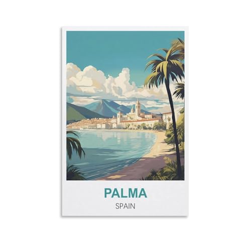 1000-teiliges Puzzle, Palma, Spanien, für Kinder und Erwachsene, personalisiertes Puzzle-Spiel zum Zusammensetzen, 70 x 50 cm 1000-teiliges Puzzle, Palma, Spanien, für Kinder und Erwachsene, personalisiertes Puzzle-Spiel zum Zusammensetzen, 70 x 50 cm von AFHMZ