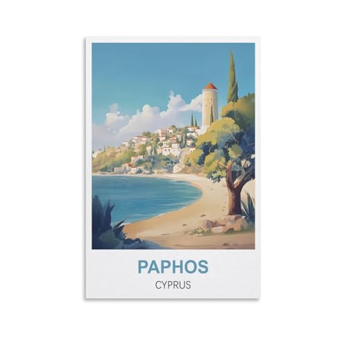 1000-teiliges Puzzle, Paphos, Zypern für Kinder und Erwachsene, personalisiertes Puzzle-Spiel zum Zusammenbauen, 70 x 50 cm von AFHMZ