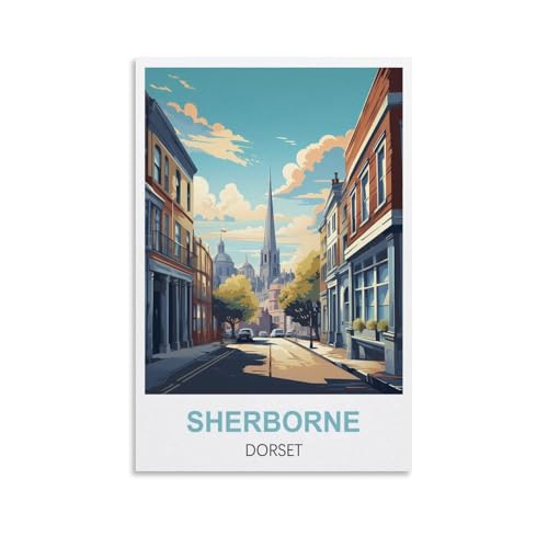 1000-teiliges Puzzle, Sherborne Dorset Posters Puzzle 1000-teiliges Holzpuzzle Lernspielzeug für Erwachsene und Kinder, Familien-Dekompressionsspiel, 70 x 50 cm 1000-teiliges Puzzle, Sherborne Dorset Posters Puzzle 1000-teiliges Holzpuzzle Lernspielzeug für Erwachsene und Kinder, Familien-Dekompressionsspiel, 70 x 50 cm von AFHMZ