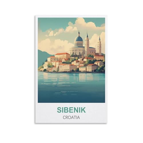 1000-teiliges Puzzle, Sibenik, Kroatien-Poster für Kinder und Erwachsene, personalisiertes Puzzle-Spiel zum Zusammenbauen, 70 x 50 cm von AFHMZ