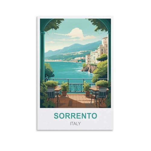 1000-teiliges Puzzle, Sorrent, Italien, anspruchsvolles, schwieriges Puzzle, Lernspiel, Puzzles, Geschenke für Erwachsene, 70 x 50 cm von AFHMZ