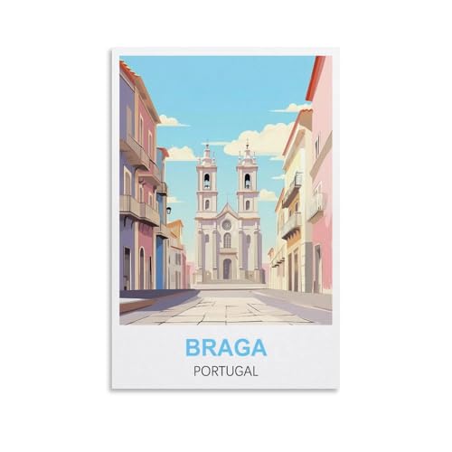 1000-teiliges Puzzle Braga, Portugal. Anspruchsvolle Puzzles, Puzzlespiel für die ganze Familie für Frauen, Geschenke für Männer, 70 x 50 cm 1000-teiliges Puzzle Braga, Portugal. Anspruchsvolle Puzzles, Puzzlespiel für die ganze Familie für Frauen, Geschenke für Männer, 70 x 50 cm von AFHMZ