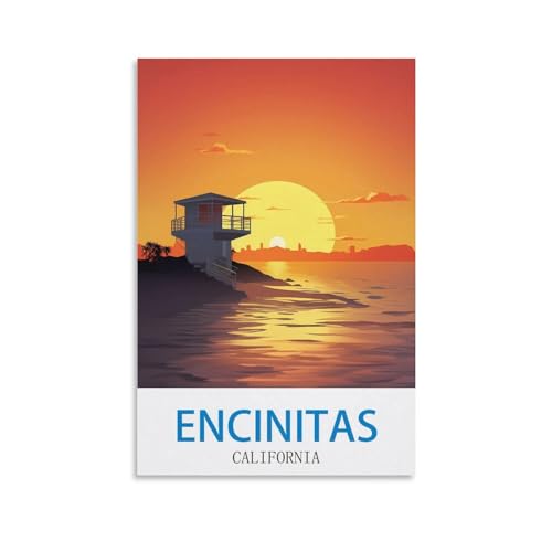 1000-teiliges Puzzle Encinitas, Kalifornien, für Kinder und Erwachsene, personalisiertes Puzzle-Spiel zum Zusammensetzen, 70 x 50 cm von AFHMZ