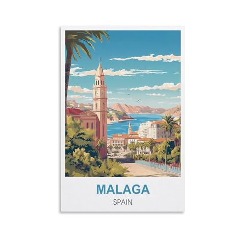 1000-teiliges Puzzle Malaga, Spanien für Kinder und Erwachsene, personalisiertes Puzzle-Spiel zum Zusammensetzen, 70 x 50 cm 1000-teiliges Puzzle Malaga, Spanien für Kinder und Erwachsene, personalisiertes Puzzle-Spiel zum Zusammensetzen, 70 x 50 cm von AFHMZ