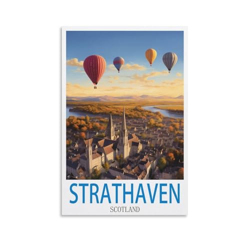 1000-teiliges Puzzle Strathaven, Schottland, Puzzles für Erwachsene, Kunstwerk, Hauswanddekoration, anspruchsvolles Puzzle für Familienspiele, 70 x 50 cm von AFHMZ