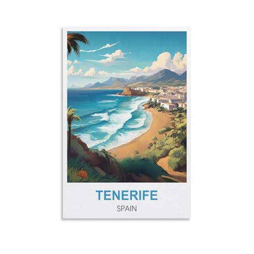 1000-teiliges Puzzle Teneriffa, Spanien. Anspruchsvolle Puzzles, Puzzlespiel für die ganze Familie für Frauen, Geschenke für Männer, 70 x 50 cm von AFHMZ