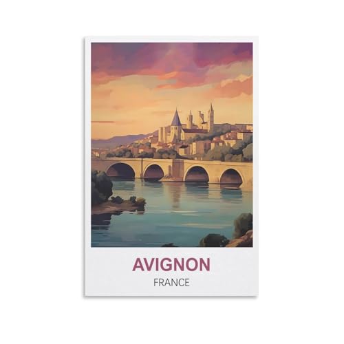 1000-teiliges Puzzle für Erwachsene, Avignon, Frankreich, 1000-teiliges Puzzle, Lernspiele, Heimdekoration, Puzzle, 38 x 26 cm von AFHMZ
