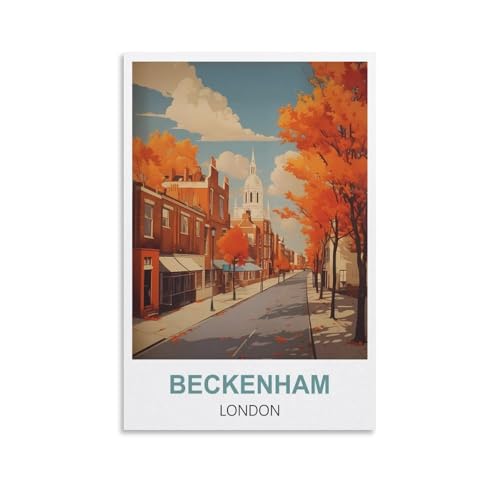 1000-teiliges Puzzle für Erwachsene, Beckenham London, nachhaltiges Puzzle für Teenager, Geschenke, klassisches Puzzle für die Gehirnherausforderung, 52 x 38 cm von AFHMZ