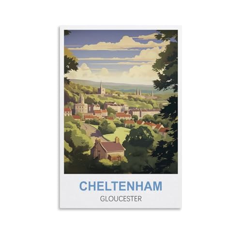 1000-teiliges Puzzle für Erwachsene, Cheltenham Gloucester, 1000-teiliges Puzzle, Lernspiele, Heimdekoration, Puzzle, 38 x 26 cm von AFHMZ