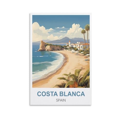 1000-teiliges Puzzle für Erwachsene, Costa Blanca, Spanien-Poster, 1000-teiliges Puzzle, Lernspiele, Heimdekoration, Puzzle, 70 x 50 cm 1000-teiliges Puzzle für Erwachsene, Costa Blanca, Spanien-Poster, 1000-teiliges Puzzle, Lernspiele, Heimdekoration, Puzzle, 70 x 50 cm von AFHMZ
