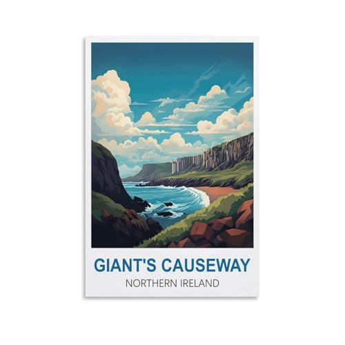 1000-teiliges Puzzle für Erwachsene, Giant's Causeway, Nordirland, 1000-teiliges Puzzle, Lernspiele, Heimdekoration, Puzzle, 52 x 38 cm von AFHMZ