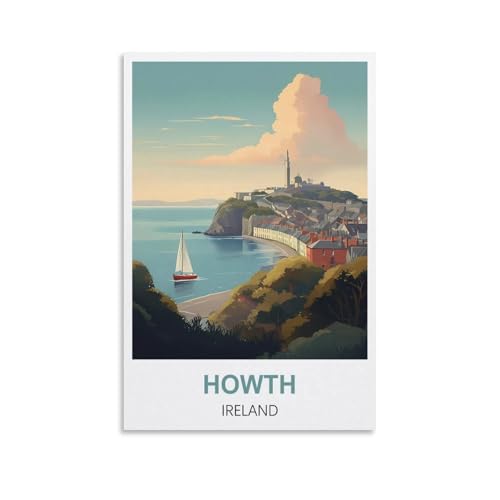 1000-teiliges Puzzle für Erwachsene, Howth, Irland-Poster, 1000-teiliges Puzzle, Lernspiele, Heimdekoration, Puzzle, 52 x 38 cm von AFHMZ