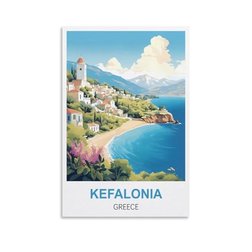 1000-teiliges Puzzle für Erwachsene, Kefalonia, Griechenland, 1000-teiliges Puzzle, Lernspiele, Heimdekoration, Puzzle, 52 x 38 cm von AFHMZ