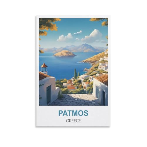 1000-teiliges Puzzle für Erwachsene, Patmos, Griechenland, 1000-teiliges Puzzle, Lernspiele, Heimdekoration, Puzzle, 70 x 50 cm 1000-teiliges Puzzle für Erwachsene, Patmos, Griechenland, 1000-teiliges Puzzle, Lernspiele, Heimdekoration, Puzzle, 70 x 50 cm von AFHMZ