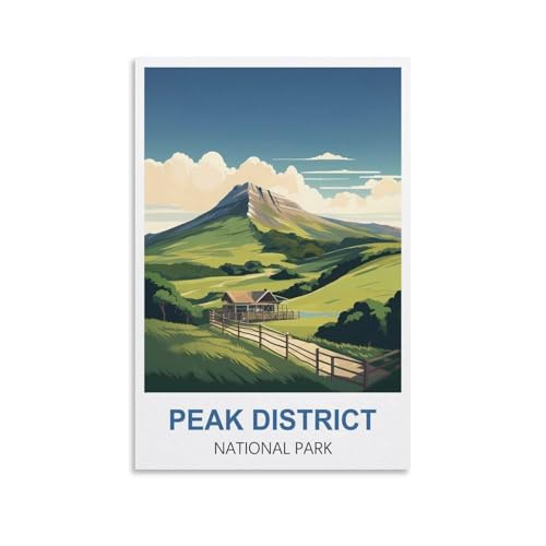 1000-teiliges Puzzle für Erwachsene, Peak District National Park England, nachhaltiges Puzzle für Teenager-Geschenke, klassisches Puzzle für die Herausforderung des Gehirns, 70 x 50 cm von AFHMZ