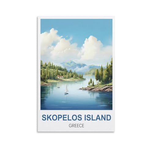 1000-teiliges Puzzle für Erwachsene, Poster der Insel Skopelos, Griechenland, 1000-teiliges Puzzle, Lernspiele, Heimdekoration, Puzzle, 70 x 50 cm 1000-teiliges Puzzle für Erwachsene, Poster der Insel Skopelos, Griechenland, 1000-teiliges Puzzle, Lernspiele, Heimdekoration, Puzzle, 70 x 50 cm von AFHMZ