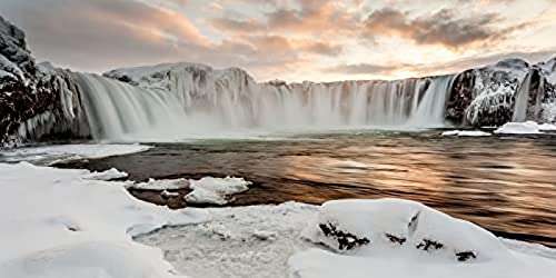 1000-teiliges Puzzle für Erwachsene, Winter-Wasserfall, Gehirn-Herausforderungs-Puzzle für Kinder, Lernspiele, für Geburtstag, Erntedankfest, 70 x 50 cm 1000-teiliges Puzzle für Erwachsene, Winter-Wasserfall, Gehirn-Herausforderungs-Puzzle für Kinder, Lernspiele, für Geburtstag, Erntedankfest, 70 x 50 cm von AFHMZ