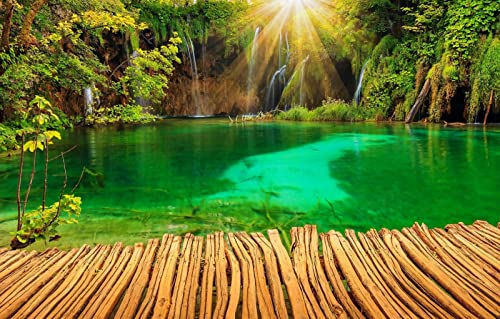 1000-teiliges Puzzle für Kinder, Naturschönheit, See, Park, Wasserfall, Kroatien, 70 x 50 cm 1000-teiliges Puzzle für Kinder, Naturschönheit, See, Park, Wasserfall, Kroatien, 70 x 50 cm von AFHMZ
