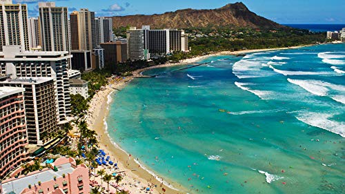 200-teiliges Puzzle, Waikiki Beach, Hawaii, Sommer, Meer, Hotels, Aussicht, Hobby, Heimdekoration, DIY, 35 x 25 cm 200-teiliges Puzzle, Waikiki Beach, Hawaii, Sommer, Meer, Hotels, Aussicht, Hobby, Heimdekoration, DIY, 35 x 25 cm von AFHMZ