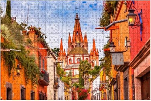 2000 Teile Aldama Street Arcangel Church Mexiko Großteiliges Puzzle für Erwachsene Lernspielzeug für kreative Spiele Unterhaltungspuzzle 70x100CM 2000 Teile Aldama Street Arcangel Church Mexiko Großteiliges Puzzle für Erwachsene Lernspielzeug für kreative Spiele Unterhaltungspuzzle 70x100CM von AFHMZ