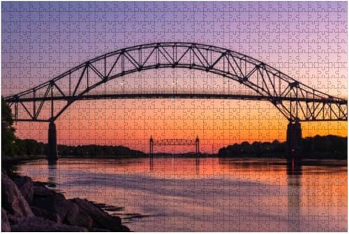 2000 Teile Gezeitenwechsel unter der Bourne Bridge am Cape Cod Canal Puzzle für Erwachsene, Lernspielzeug für kreative Spiele, Unterhaltungspuzzle, 70 x 100 cm 2000 Teile Gezeitenwechsel unter der Bourne Bridge am Cape Cod Canal Puzzle für Erwachsene, Lernspielzeug für kreative Spiele, Unterhaltungspuzzle, 70 x 100 cm von AFHMZ