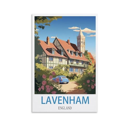 2000-teilige Puzzles, Lavenham England Poster-Puzzle-Sets für anspruchsvolle Puzzlespiele und Familienspiele, 100 x 70 cm von AFHMZ