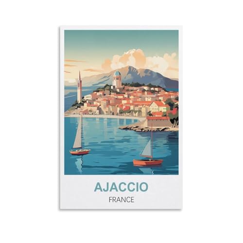 2000-teiliges Puzzle, Ajaccio, Frankreich-Poster für Kinder und Erwachsene, personalisiertes Puzzle-Spiel zum Zusammenbauen, 100 x 70 cm von AFHMZ